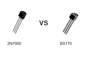 2N7000 vs BS170: Comparación de dos MOSFETS N-canal populares