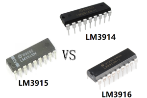 M3914 vs. LM3915 vs. LM3916: Diferencias clave explicadas