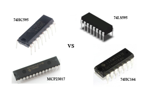 Comprender las diferencias entre 74HC595, 74LS595, 74HC164 y MCP23017