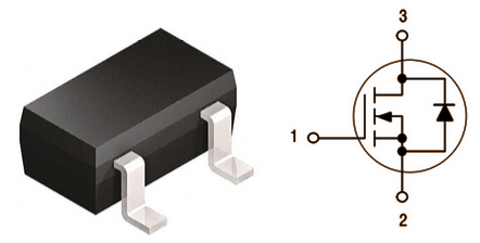  BSS138LT1G Pin Configuration