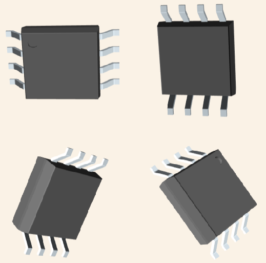 ATtiny13 CAD Model