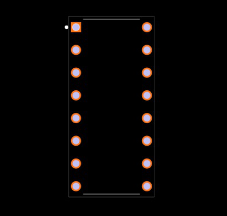 CD4511BE Footprint