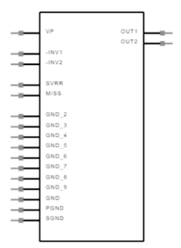 TDA1517P Symbol